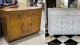 Furniture flippers are getting roasted online for painting vintage wood pieces 'millennial gray'