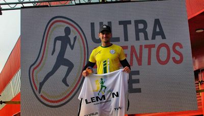 Corrió durante 24 horas con duras condiciones climáticas y quedó entre los mejores de la Ultramaratón de Las Termas