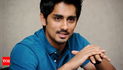 Siddharth extends his support to the awareness of drug usage programme announced by Telangana CM | Tamil Movie News - Times of India