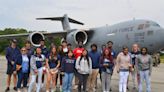 Charleston County students take flight in a C-17