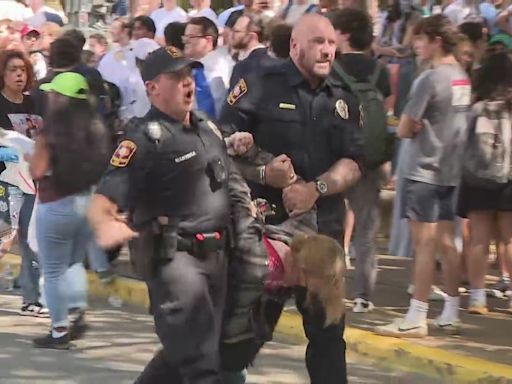 UT Austin protest: UTPD plans to file charge for gun-related crime