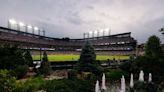 Brandon Marsh, in an attempt to be “one with nature,” explored the Coors Field forest. His teammates followed suit.