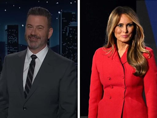 Jimmy Kimmel Says Proceeds From Melania Trump’s New Book Will Go To Her “Favorite” Charity: “Body Doubles For...