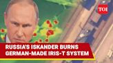 German IRIS-T Gutted In Russia's Iskander Attack; Moment When Missile Hit On Cam | International - Times of India Videos