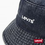 Levis 男女同款 丹寧漁夫帽 / 精工刺繡Logo