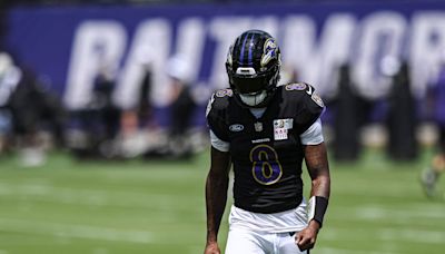 With precise passes and flying chest bumps, Lamar Jackson proves he's feeling better