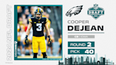 Cooper DeJean selected by the Philadelphia Eagles in the NFL draft