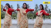 Viral video: Saree-clad woman's sizzling dance to Koi Ladki Hai in rain wows internet, watch