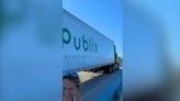 Watch video of first responders, Publix truck crossing repaired Pine Island bridge after Ian