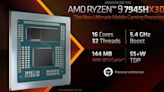 AMD Ryzen 9 7945X3D 處理器把 3D V-Cache 帶到筆電上