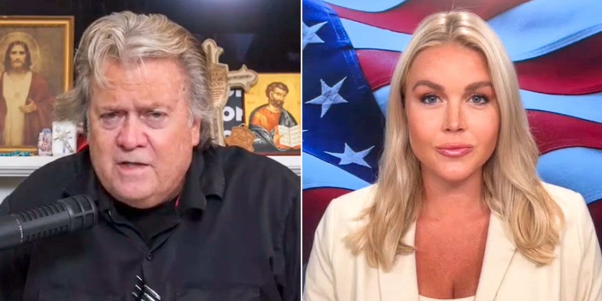 'They cut off my microphone': Trump spokesperson runs to Steve Bannon after CNN cuts her