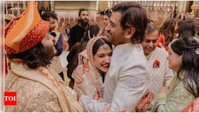 Mahendra Singh Dhoni shares an adorable photo with newlyweds Anant Ambani and Radhika Merchant - See inside | Hindi Movie News - Times of India