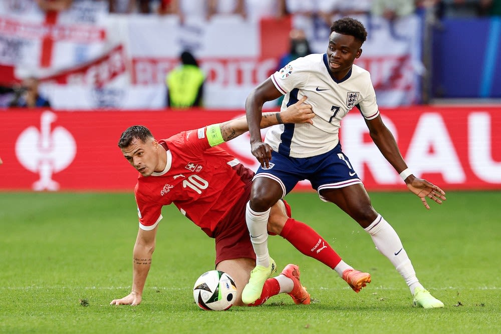 Bukayo Saka praises Granit Xhaka after lovely post-match moment