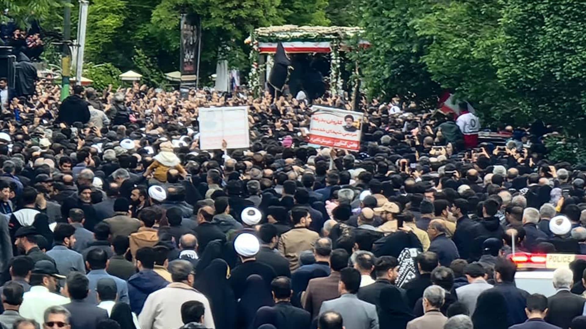 Iran begins days of nationwide funeral rites for President Ebrahim Raisi after helicopter crash