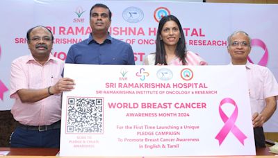 Sri Ramakrishna Hospital launches breast cancer awareness digital pledge campaign