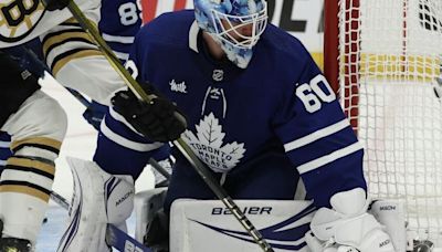 Maple Leafs ‘have started talking’ with goalie Joseph Woll on a contract extension