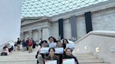 反國會濫權海外串連 在英台灣人大英博物館前舉牌表不滿