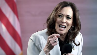 Kamala Harris tells reporter "let me finish" amid exchange about Israel