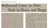 This Week in History: May 16, 1941, Hollywood comes to Estes Park