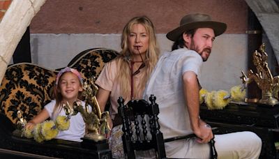 Kate Hudson enjoys a gondola ride with daughter Rani in Venice