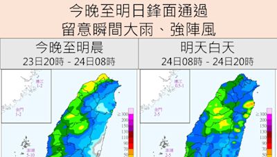 餘震不斷鋒面報到 侯：避免前往山區