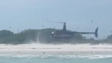 Video catches pilot landing helicopter on protected bird site in Florida