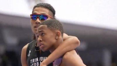 Watch: Quincy Wilson, 16, U.S. men's 4x400M relay team advance to final