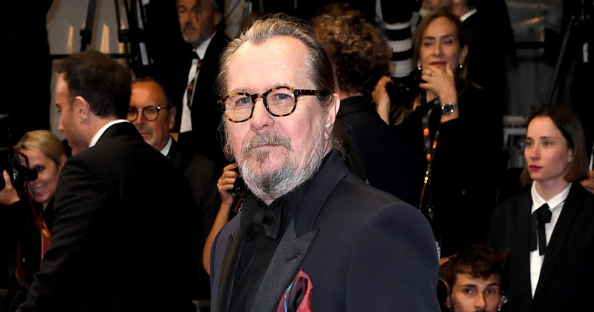 Gary Oldman Makes Rare Appearance With Wife Gisele and Stepson William at 2024 Cannes Film Festival