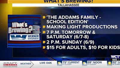 What’s Brewing - ‘The Addams Family - school edition’ showing in Tallahassee