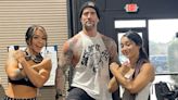 CM Punk Has A Father Daughter Day With Cora Jade And Roxanne Perez At The Gym