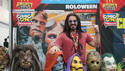 Roloween Studio trae desde Argentina lo mejor en máscaras de terror a la Comic Con Ecuador 2024