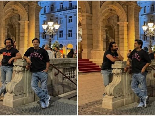 PICS: Siddharth Anand twins with Saif Ali Khan as they start new project in Budapest; fans demand Ta Ra Rum Pum sequel