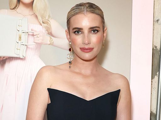 Emma Roberts steals the show in a sexy corset at a fashion event in LA