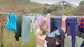 Woman shares time-saving life hack she uses when hanging out washing