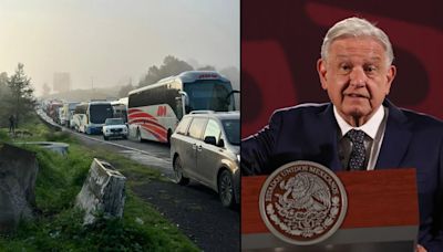 López Obrador denuncia que un abogado se encuentra detrás de las protestas en la México-Puebla: “Está queriendo sacar raja”