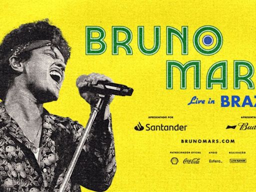 Bruno Mars no Brasil: como comprar ingressos online para datas extras