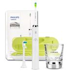 飛利浦 PHILIPS 鑽石靚白音波震動電動牙刷HX9332【內附鑽石刷頭二個】 (福利品, 全新品, 外盒凹損)