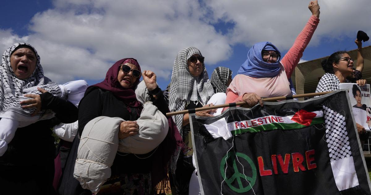 Brazil Israel Palestinians Protests