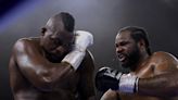 Weary Dillian Whyte edges brawl with Jermaine Franklin as Anthony Joshua watches on