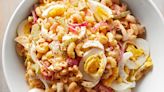 We Can't Stop Making This Deviled Egg Macaroni Pasta Salad for Summer Potlucks