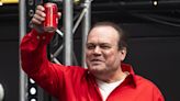 Shaun Williamson shows off Sweet Caroline vocals at Wembley Euros event