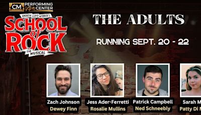 Cast Set for SCHOOL OF ROCK at CM Performing Arts