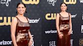 America Ferrera Sparkles in Brown Sequined Alberta Ferretti Dress at the Critics Choice Awards 2024