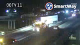 Crash shuts down eastbound lanes on I-40 bridge