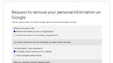 How to remove your personal information from Google search