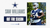 AC-Hell: Sam Williams latest Cowboy to suffer knee tear in 12-month window