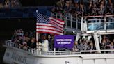 LeBron James holding the flag became a new George Washington meme at the Olympic opening ceremony