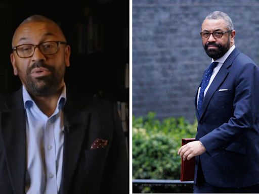 Former Home Secretary James Cleverly announces Tory leadership bid