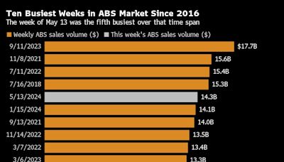 Asset-Backed Bond Sales See Best Week of 2024 in Rush Before CPI Report