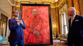 King Charles III's bright red official portrait raises eyebrows